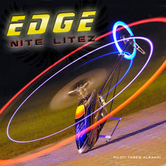 EDGE 95mm Premium CF Tail Rotor Blades - Nite Litez