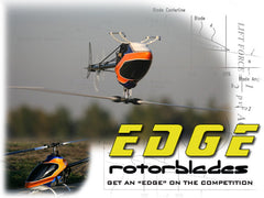 EDGE 713mm Premium CF Blades - Flybar / Flybarless Version